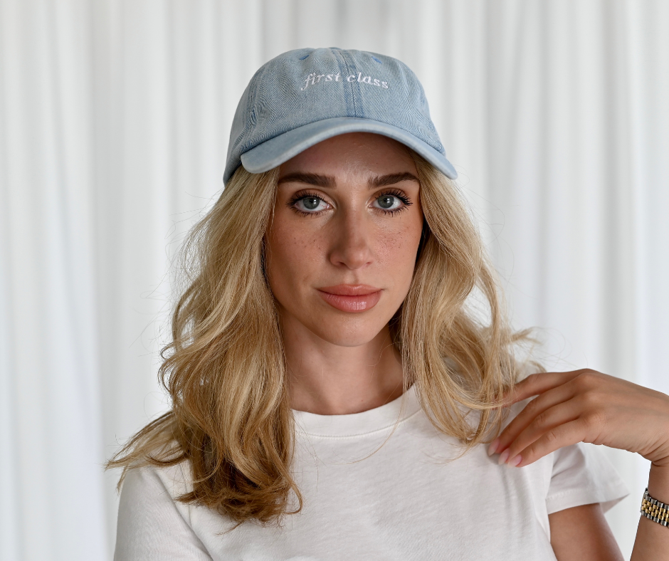 First Class Dad Hat - Denim 02