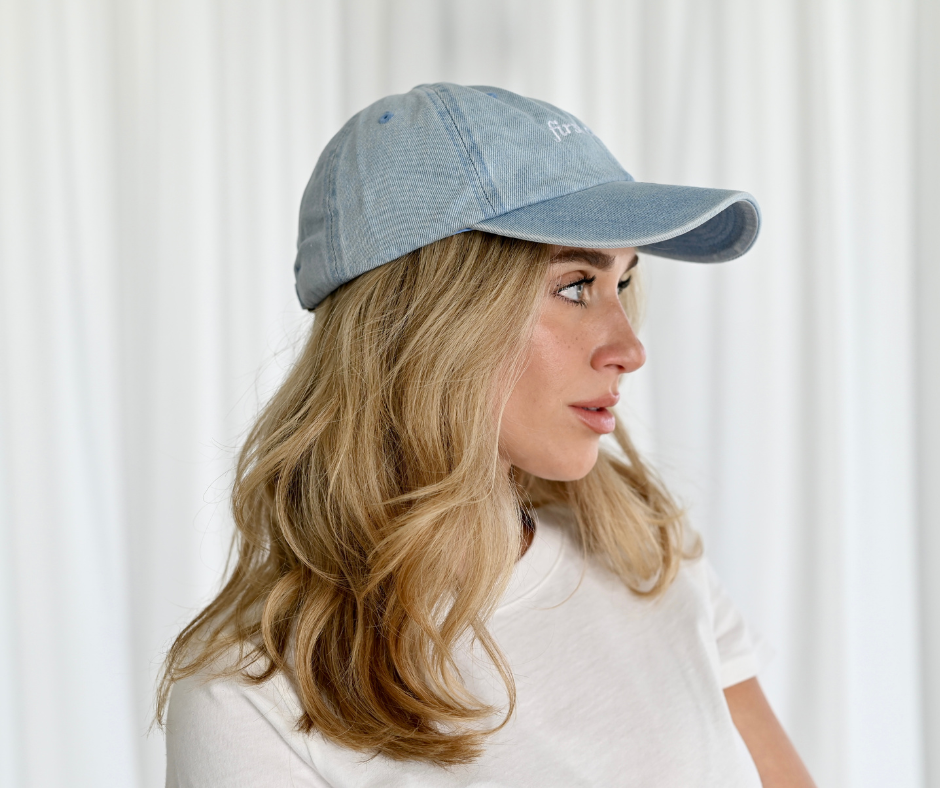 First Class Dad Hat - Denim 02